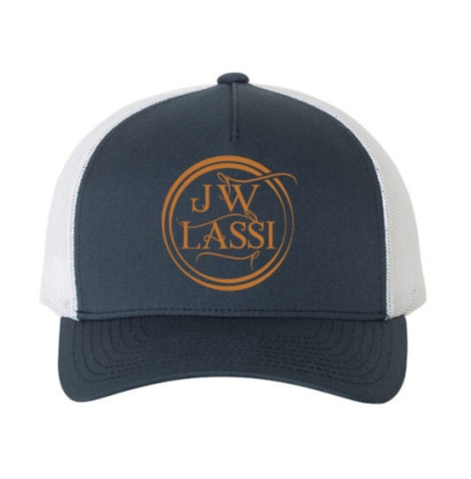 The JW Trucker - Navy/White