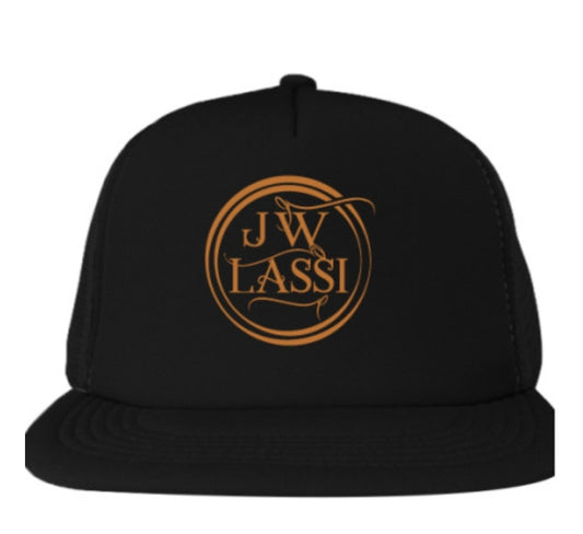 JW Snapback Flatbill Trucker - Black